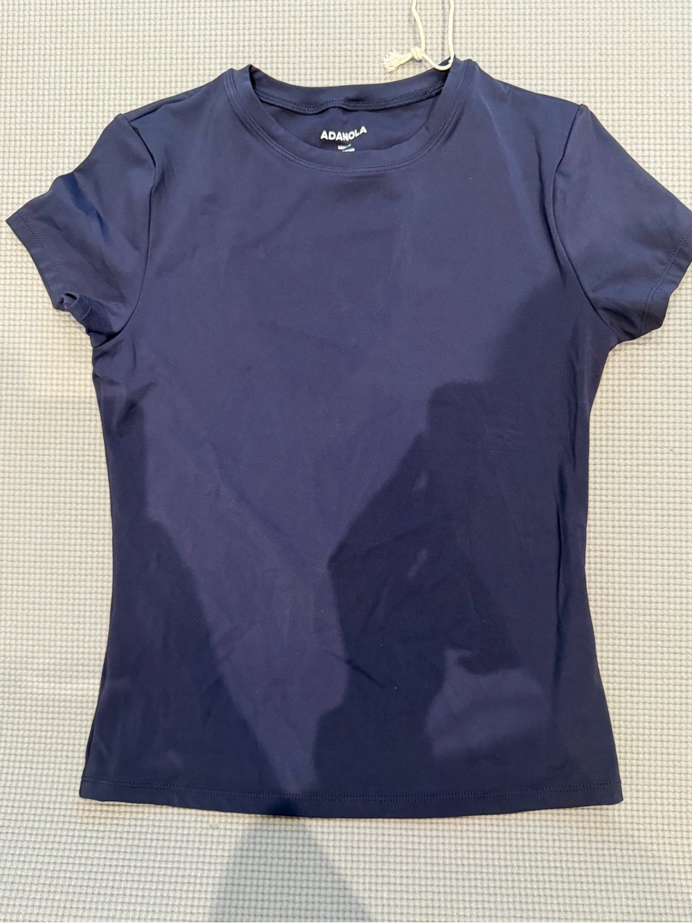 Adanola Navy Short Sleeve Crew Tee